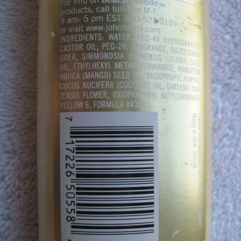 4 fl oz John Frieda Bleach Blonde Life Preserver Conditioning Jojoba Hair Oil